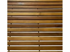 Set 3 alfombras de acacia para el baño, 80 x 50 cm ES940118 Marru00f3n Online