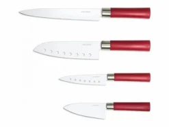 Basic Cubierto|Set 4 cuchillos Cecotec Santoku con recubrimiento cerámico
