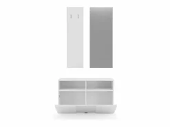 SET 3 piezas con pequeño mueble, perchero de pared y espejo Dama - H165 cm^Calicosy Hot
