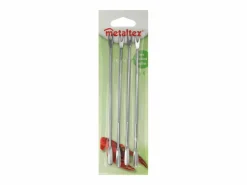 METALTEX Materiales Y Utensilios De Cocina|Set 4 Pinchos MARISCO 18cm, Multicolor, Estandar