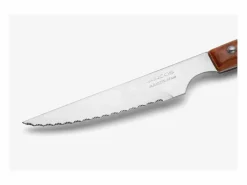 Set 6 Pzas. Cuchillo chuletero madera de haya comprimida filo perlado 110 mm^ARCOS Online