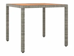 Clicnbuy Comedores De Jardín|Set comedor de jardín 5 piezas con cojines ratán sintético