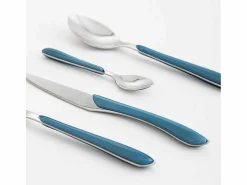 Amefa Set de 24 cubiertos Eclat acero inoxidable Azul Outlet