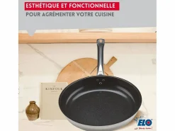 Elo Set de 3 Sartenes Inox 18/10 DUR® Profi Therm Platinum Ø24-28-32 cm Sin PFAS Para Todo Tipo de Fuegos Inducción Discount