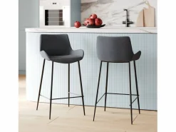 Rendez-Vous Déco Taburete Alto|Set de 2 sillas de bar de tela 65cm - Pirata