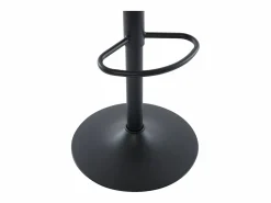 Set de 2 taburetes de bar de tela y metal - Altura ajustable - - LASANDRIA^Vente-unique