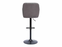 Set de 2 taburetes de cocina ajustables efecto terciopelo AMIKA^Miliboo Sale