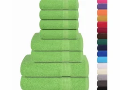 Set de 8 toallas Ariel 360 gramos algodón^vidaxl Clearance