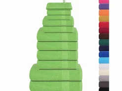 vidaxl Textil De Baño|Textil De Baño|Set de 12 toallas Ariel 360 gramos algodón