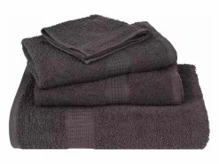Set de 8 toallas Ariel 360 gramos antracita algodón^vidaxl Sale