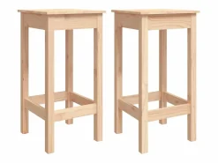 vidaxl Set de bar 3 piezas madera maciza de pino Color natural claro Sale