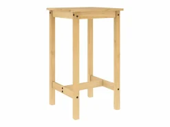 Set de bar 5 piezas madera maciza de pino^vidaxl Discount