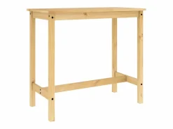 Set de bar 5 piezas madera maciza de pino^vidaxl New