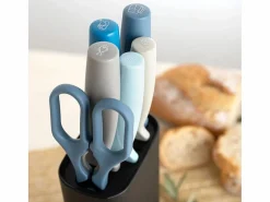 Set de cocina Ozon Quid 5 cuchillos + tijeras 21x13x8 cm^