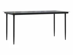 Clicnbuy Comedores De Jardín|Set de comedor de jardín 7 piezas y cojines ratán sintético