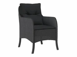 Set de comedor de jardín 7 piezas y cojines ratán sintético^Clicnbuy Outlet