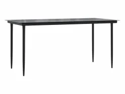 Set de comedor de jardín 7 piezas y cojines ratán sintético^Clicnbuy Outlet