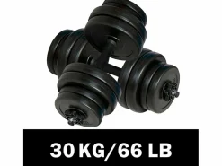 Set de mancuernas Power Plus 30kg^vidaxl Clearance