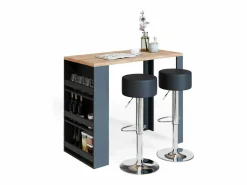 Set de mesa de bar roble 57x117x106^Vicco Clearance