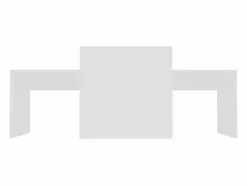 Clicnbuy Set de mesas de centro madera contrachapada 100x48x40 cm Blanco Online