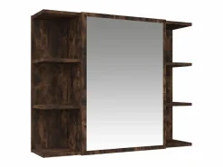 vidaxl Conjunto De Baño|Set de muebles baño 3 pzas madera contrachapada roble ahumado