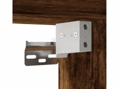 vidaxl Estantería Sobre Inodoro|Set de muebles baño 3 pzas madera contrachapada roble ahumado