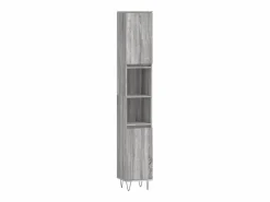 vidaxl Estantería Sobre Inodoro|Set de muebles de baño 3 pzas madera contrachapada sonoma
