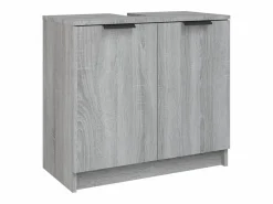 Set de muebles de baño 5 pzas madera contrachapada sonoma^vidaxl Discount