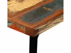 vidaxl Mesa Alta|Set de muebles de bar 7 piezas madera reciclada