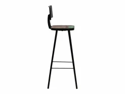 vidaxl Mesa Alta|Set de muebles de bar 5 pzas madera maciza reciclada