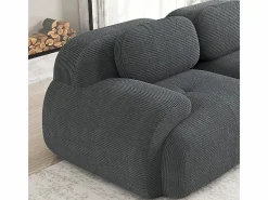 DripeX Sofá Modular|Set de Sofá Modular de Pana Acanalada: Pouf - 92.5x75x44cm -