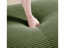 DripeX Sofá Modular|Set de Sofá Modular de Pana Acanalada: Pouf - 92.5x75x44cm -