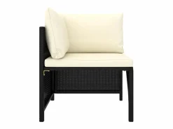 Set de sofás de jardín 5 pzas y cojines ratán sintético^vidaxl Discount
