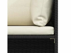 Set de sofás de jardín 5 pzas y cojines ratán sintético^vidaxl Discount