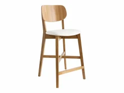 Set de 2 taburetes de cocina de madera de roble y 65 cm LUCIA^Miliboo Discount