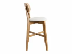 Set de 2 taburetes de cocina de madera de roble y 65 cm LUCIA^Miliboo Discount