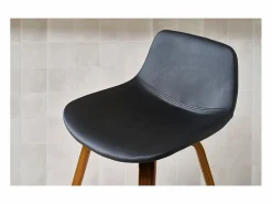 Set de 2 taburetes de cocina de diseño y nogal 65 cm NONIE^Miliboo Discount