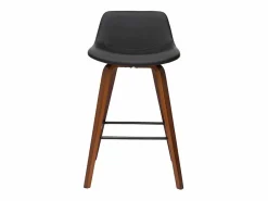 Set de 2 taburetes de cocina de diseño y nogal 65 cm NONIE^Miliboo Discount