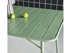 Sweeek Comedores De Jardín|Set mesa de jardín bistró plegable de acero con 2 sillones y 4 sillas,