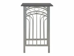 Set mesa y sillas altas de cocina 3 pzas madera acero antracita^vidaxl Online