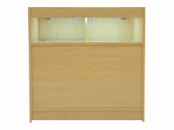 Monstershop Escritorio Secreter|Set Mostradores Comerciales con Luz LED