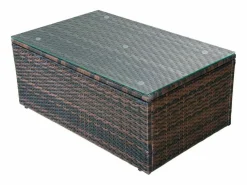 vidaxl Salones De Jardín|Set muebles de jardín 4 piezas y cojines ratán sintético marrón