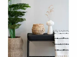 Les Tendances Set van 2 ronde SARBAS manden – Natuurlijk zeegras Beige Clearance