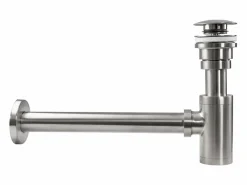 Sifón De Lavabo Klik-Klak Universal Brush Nickel^Rea