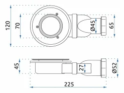 Rea Sifón Wp-02 White Blanco