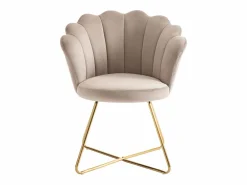 Vente-unique Sillas Y Lotes De Sillas|Silla - Terciopelo y metal - Color: - FIORI