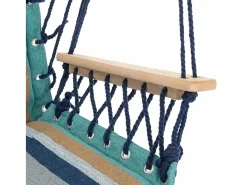 ECD Germany Sillón Colgante|Silla colgante asiento hamaca relax multicolor 120 kg