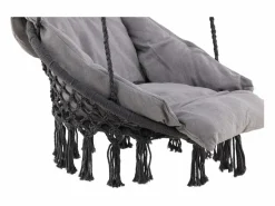 ebuy24 Silla colgante Hamtic incl. cojín . Gris Hot