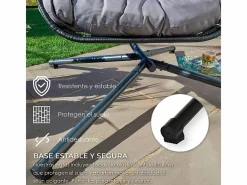 Sillón Colgante|Silla Colgante Yoevu - para interior y exterior - YV-SWINGCHAIR