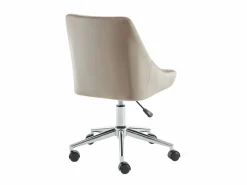Vente-unique Silla De Escritorio|Silla de escritorio - Terciopelo - . MASURIE